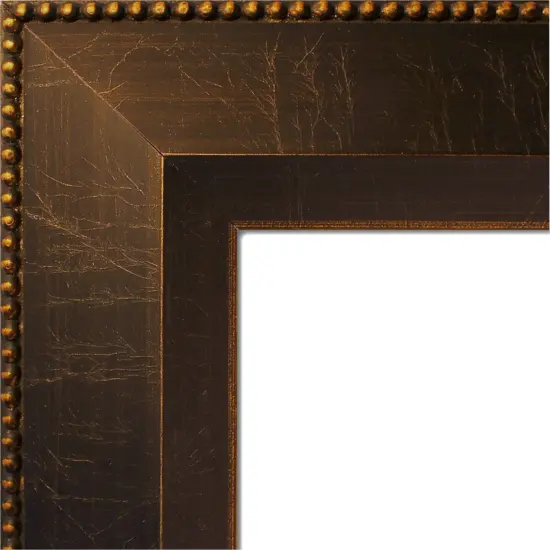 Signore Bronze Non-Beveled Custom Framed Bathroom Vanity Wall Mirror {2}