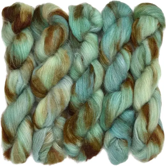 Suri Sensation Brushed Suri Alpaca: Super-Soft Lace Weight Yarn for Knit and Crochet, Non-Itchy, Pacific Northwest Hand Dyed. {2}