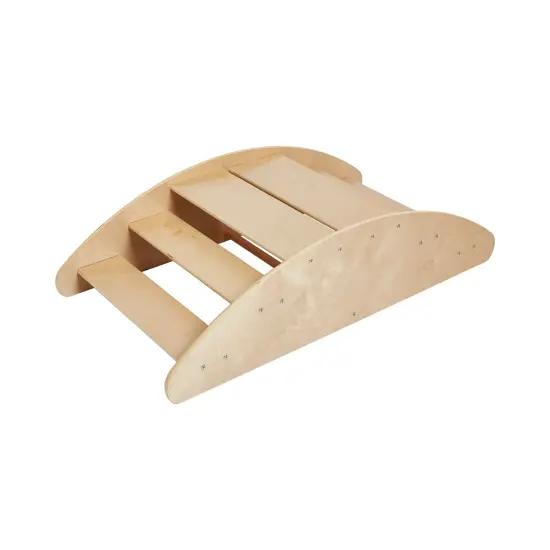 Rocking Boat and Steps, Play Center White Wash {7}