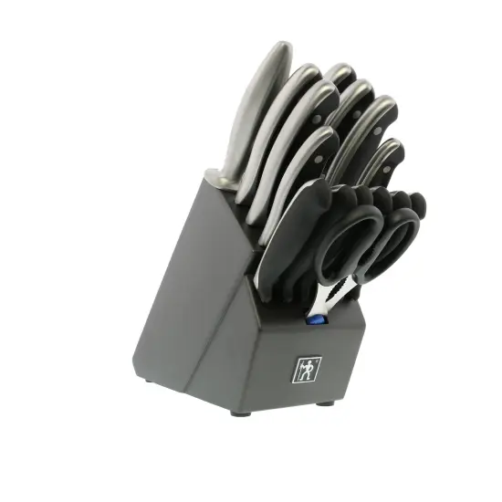 Henckels Forged Synergy 16-pc East Meets West Knife Block Set {1}