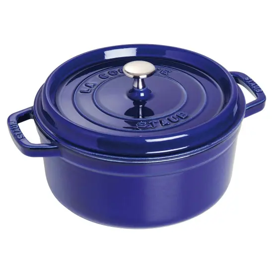STAUB Cast Iron 4-qt Round Cocotte {5}