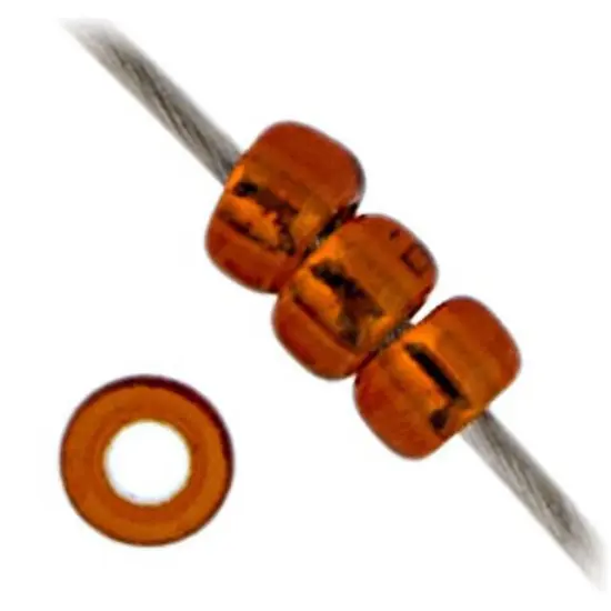 Miyuki 250g Silverlined Round Rocailles Seed Beads, 11/0 Dark Topaz #5 {2}