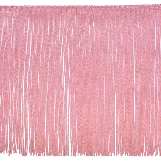 10 Yards of 12" Chainette Fringe Trim | 10 yard cut Pink {1}