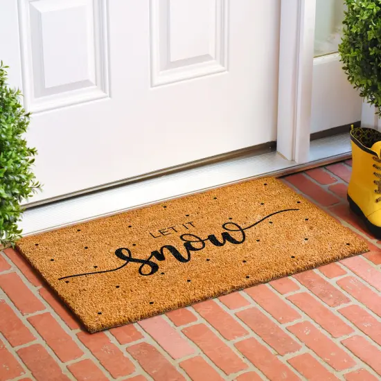 Calloway Mills Let it Snow Doormat {5}