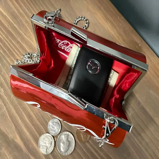 Licensed Coca-Cola Classic Can Evening Bag Coke Clutch {6}