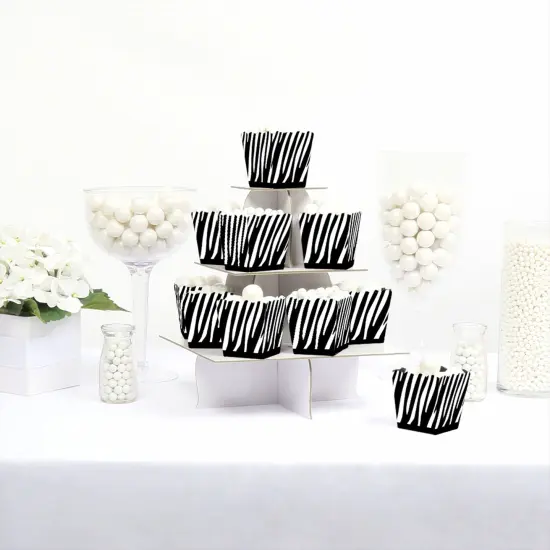 Big Dot of Happiness Zebra Print - Party Mini Favor Boxes - Safari Party Treat Candy Boxes - Set of 12 {3}