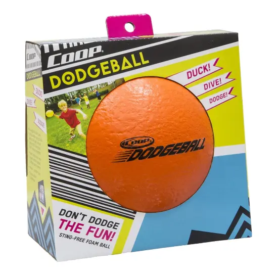 SwimWays 6" Solid Orange Textured Sting-Free Outdoor Yard Sport Dodgeball {1}