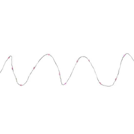 Northlight LED Micro Fairy Christmas Lights - Pink - 6ft Copper Wire - 20ct {5}