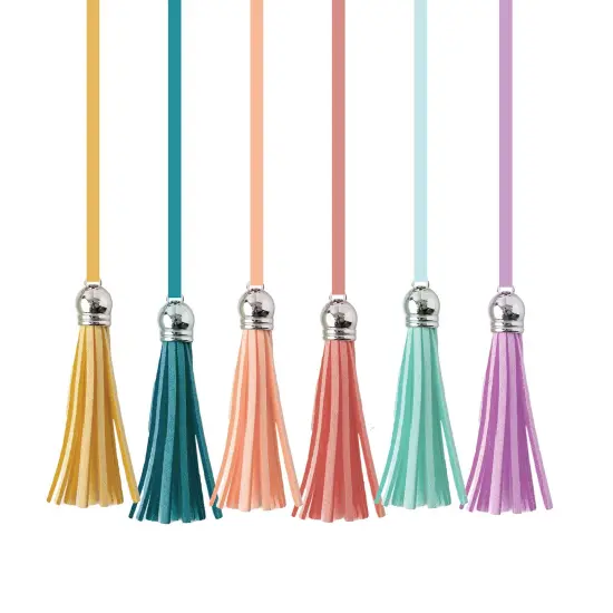 We R Thermal Cinch Bookmarks 6/Pkg-Tassels {3}