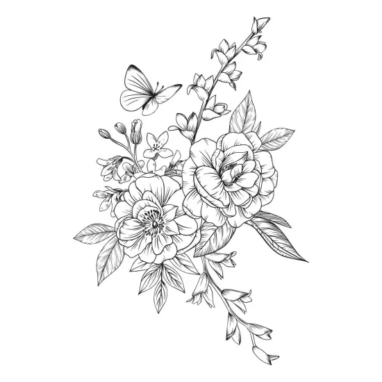 Spellbinders BetterPress Letterpress System Press Plates-Butterfly Bouquet 1/Pkg {2}