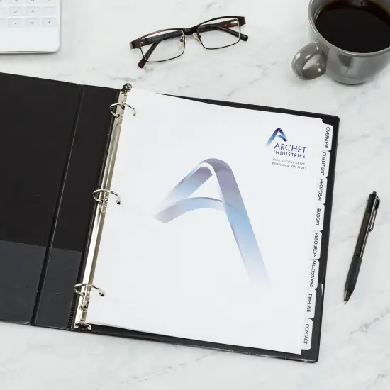 Avery Customizable Print-On Dividers, 8 Tabs, White, 25 Sets (11554) {6}