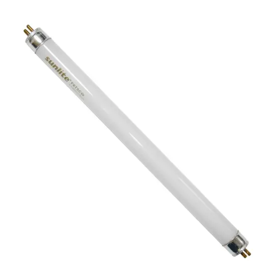 SUNLITE 6w T5 F6T5/CW Cool White 9 inch 4100k Fluorescent Tube Light {1}