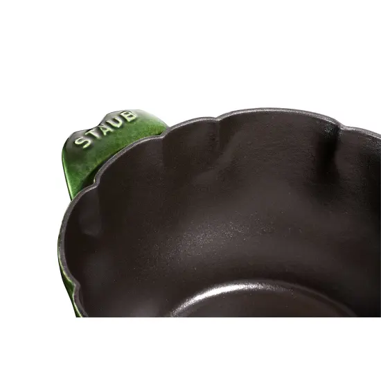 Staub Cast Iron 3-qt Artichoke Cocotte - Basil {6}