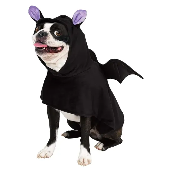Bat Doggie Poncho Pet Costume {1}