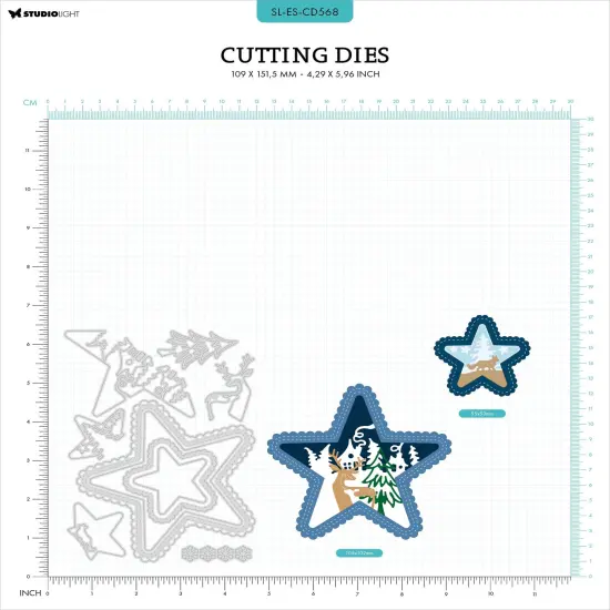 Studio Light Essentials Cutting Die-Nr. 568, Star Scenery {4}