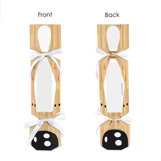 Big Dot of Happiness Strike Up the Fun - Bowling - No Snap Birthday Party or Baby Shower Party Table Favors - DIY Cracker Boxes - Set of 12 {7}
