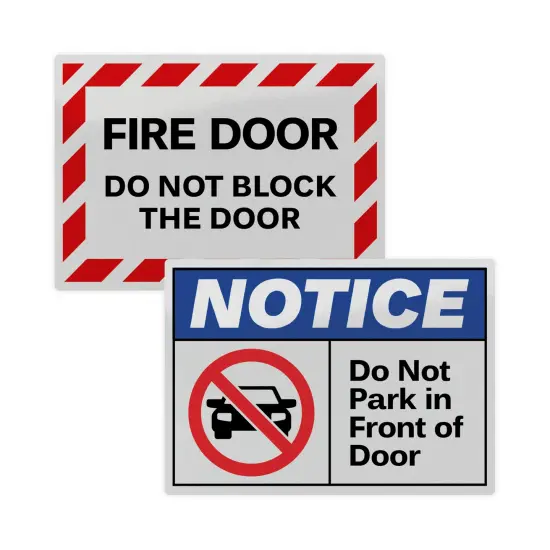 Avery Reflective Labels, 7" x 10" Silver Reflective Sign Labels, Laser Printable, 10 Labels (61582) {3}