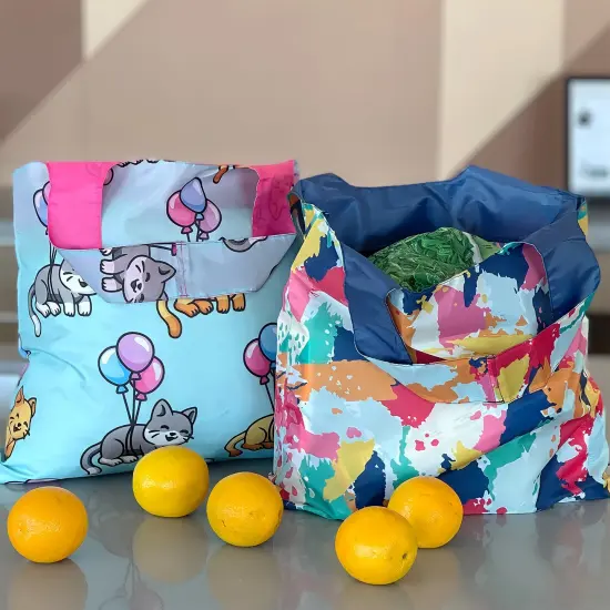 Wrapables AllyBag Collection Reusable Shopping Bag Up Up and Away {5}