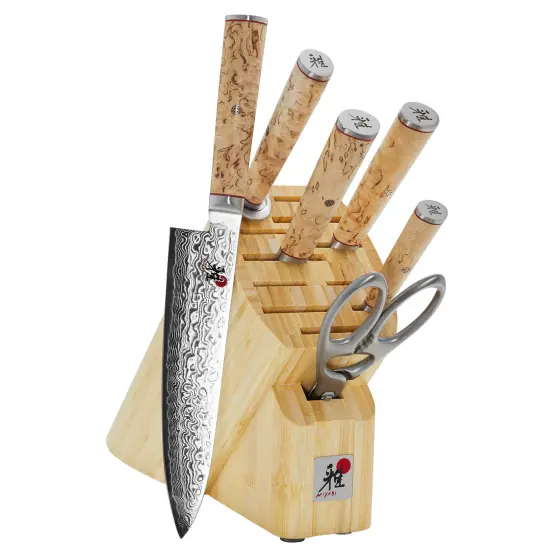Miyabi Birchwood SG2 7-pc Knife Block Set {3}