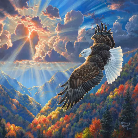 Sunsout Beautiful Freedom 1000 pc Jigsaw Puzzle 69847 {1}