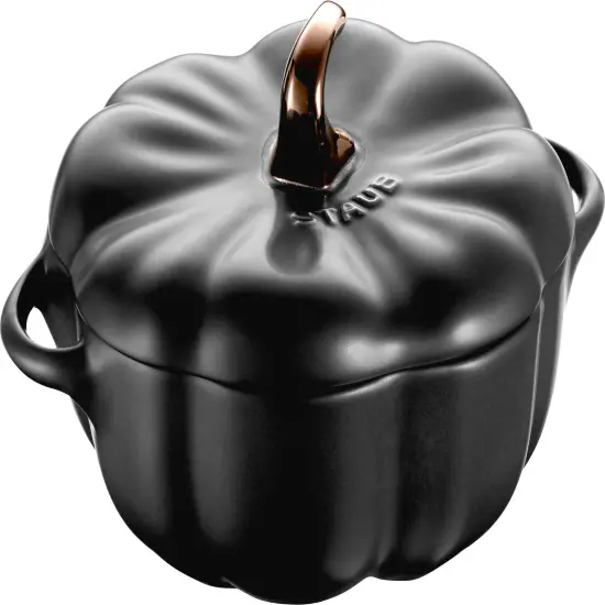 STAUB Ceramic 16-oz Petite Pumpkin Cocotte {1}