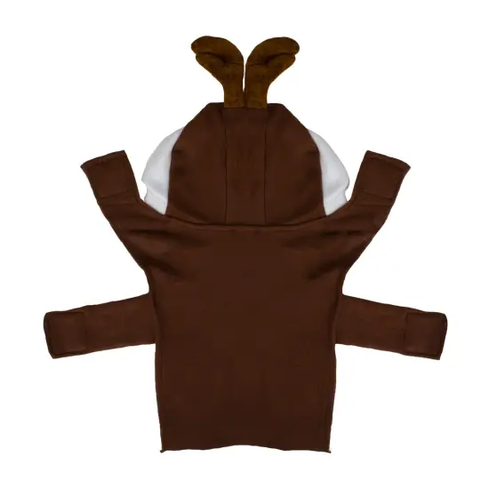 Northlight Reindeer Christmas Costume for Dogs Size: Small Brown {5}