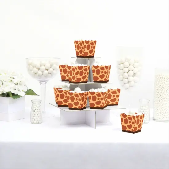 Big Dot of Happiness Giraffe Print - Party Mini Favor Boxes - Safari Party Treat Candy Boxes - Set of 12 {3}
