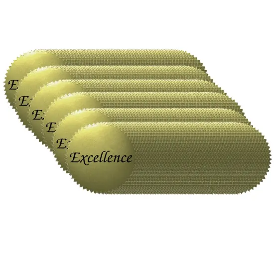 Excellence 2" Gold Certificate Seals, 50 Per Pack, 6 Packs {1}