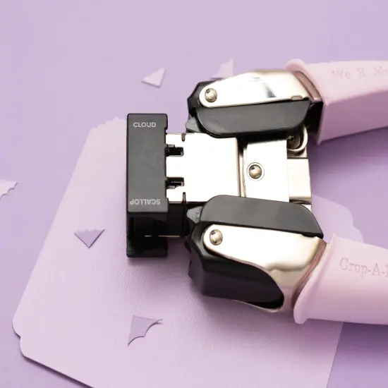 We R Crop-A-Dile Retro Corner Chomper Tool-Scallop & Cloud {6}