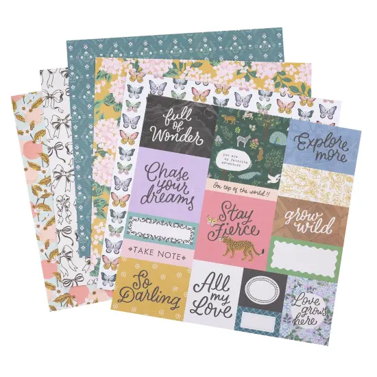 American Crafts Single-Sided Paper Pad 12"X12" 48/Pkg-Maggie Holmes Woodland Grove {6}
