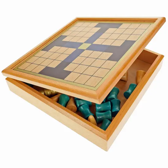 WE Games King's Table Wooden Board Game, Tablut Viking Strategy Game {6}