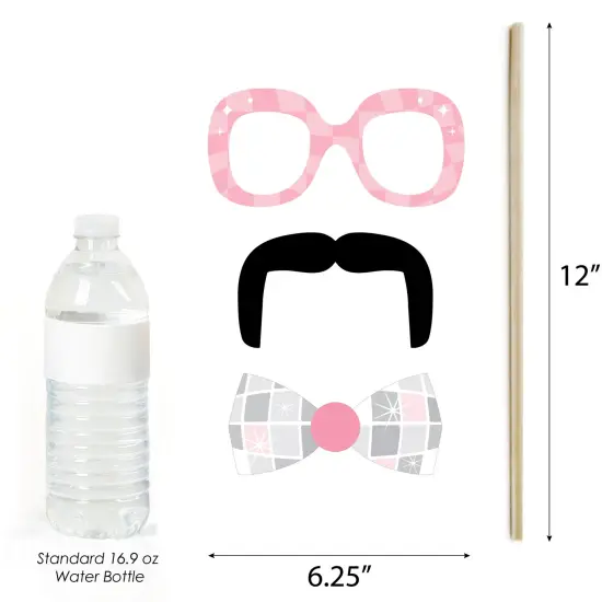 Big Dot of Happiness Last Disco - Bachelorette Party Photo Booth Props Kit - 20 Count {6}