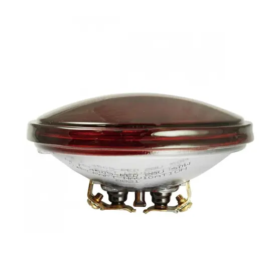 4505-RED - 50w 28v PAR36 Red Sealed Light Bulb {1}