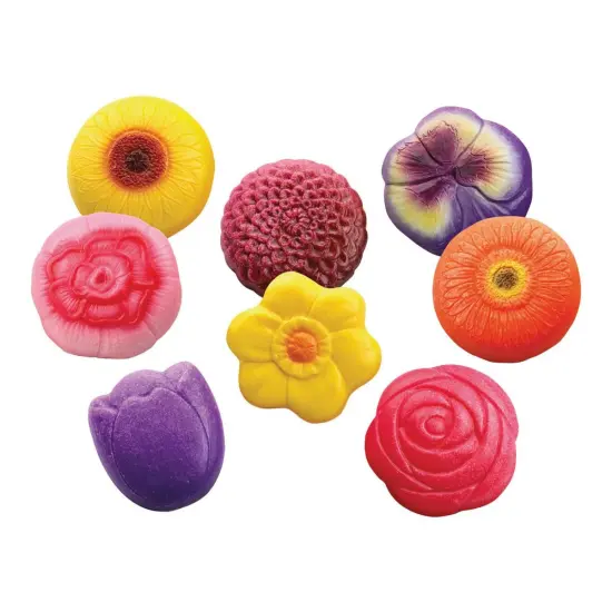 Yellow Door Sensory Play Stones: Flowers - 8 Pieces {1}