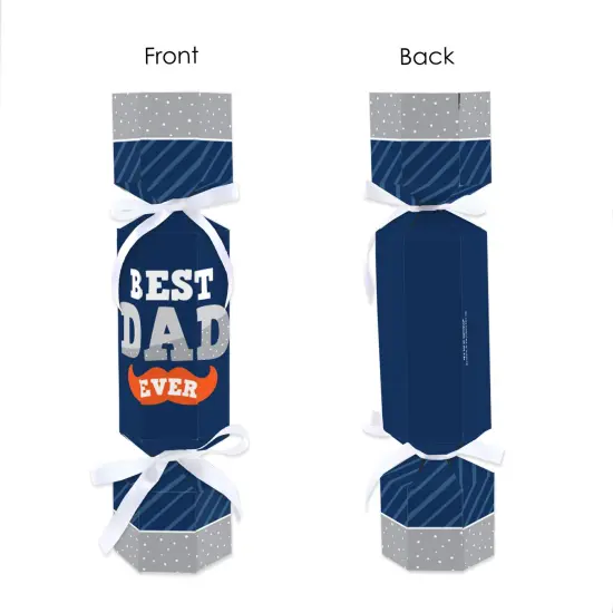 Big Dot of Happiness Happy Father's Day - No Snap We Love Dad Party Table Favors - DIY Cracker Boxes - Set of 12 {7}