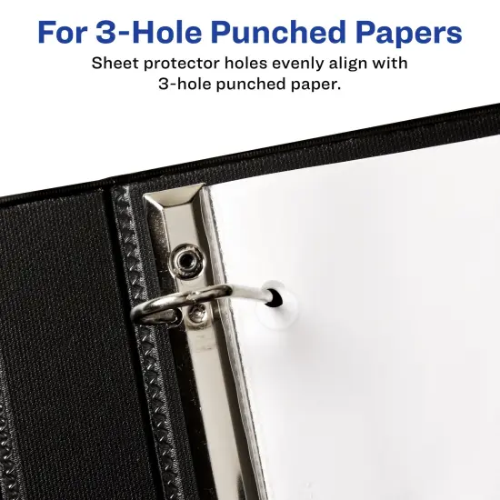 Avery Diamond Clear Page Size Sheet Protectors, Acid-Free, 50 Protectors (74203) {2}