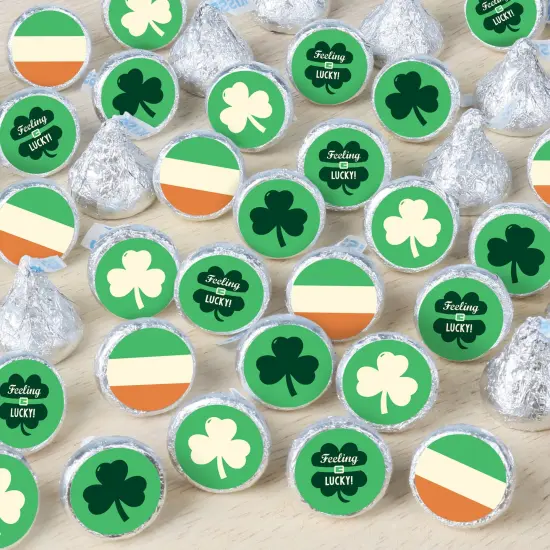 Big Dot of Happiness St. Patrick's Day - Saint Paddy's Day Party Small Round Candy Stickers - Party Favor Labels - 324 Count {1}