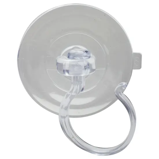 Simple Living 4" Clear Large Suction Cup Christmas Wreath Hook {3}