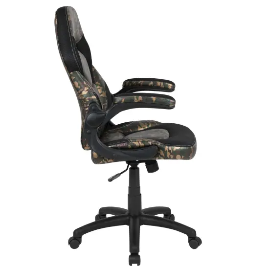 Emma and Oliver Z100 Gaming Chair Racing Office Ergonomic Computer PC Adjustable Swivel Chair Camouflage {5}