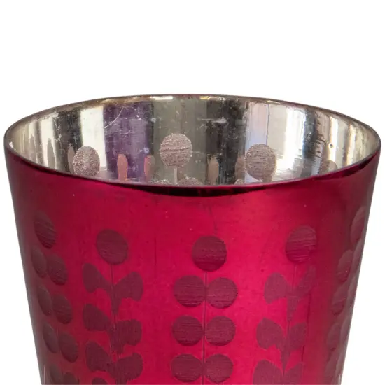 Napa Home & Garden Set of 3 Purple Glass Votive Candle Holders 4" {4}