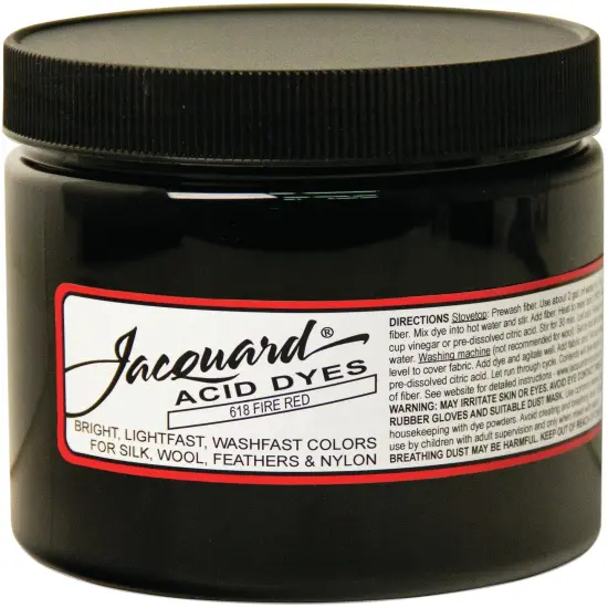 Jacquard Acid Dyes 8oz-Fire Red {1}