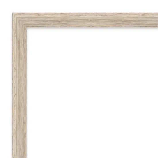 Hardwood Wedge Wood Framed Magnetic Board Hardwood Whitewash {2}