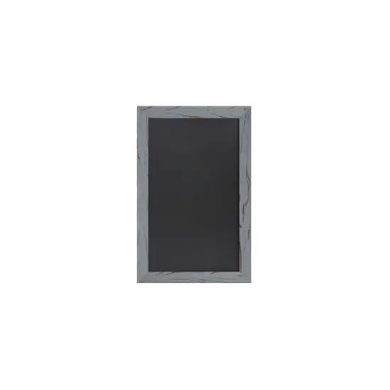 Merrick Lane Magda Set of 10 Wall Mount Magnetic Chalkboards White Wash {8}