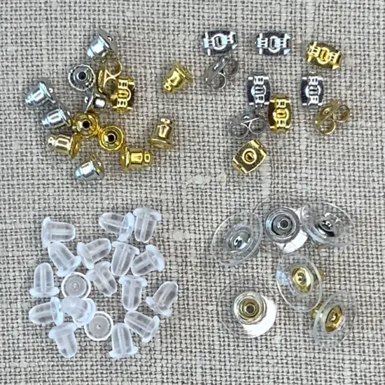 Jewelry Made By Me Earring Backs 48/Pkg-Multi {2}