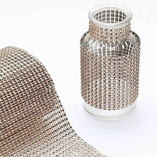 4.5" x 10 yards Antique Gold DIAMOND ROLL DIY Crafts {4}