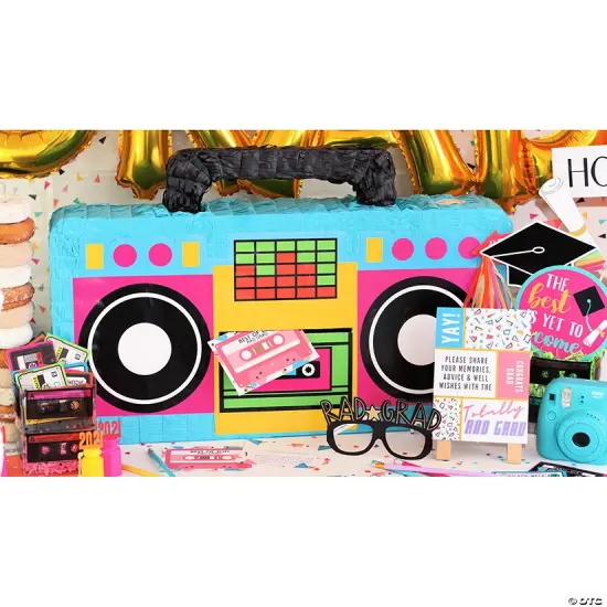 15 3/4" x 3 1/2" Rad Grad Black Cardstock Glasses 24 Pieces {4}