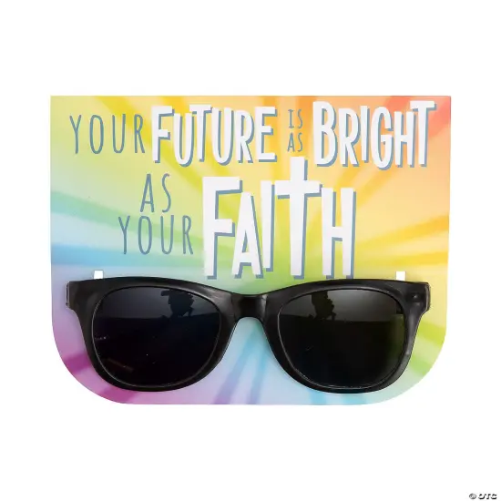 Kids Your Future&rsquo;s as Bright as Your Faith Sunglasses with Card 12 Pieces {2}