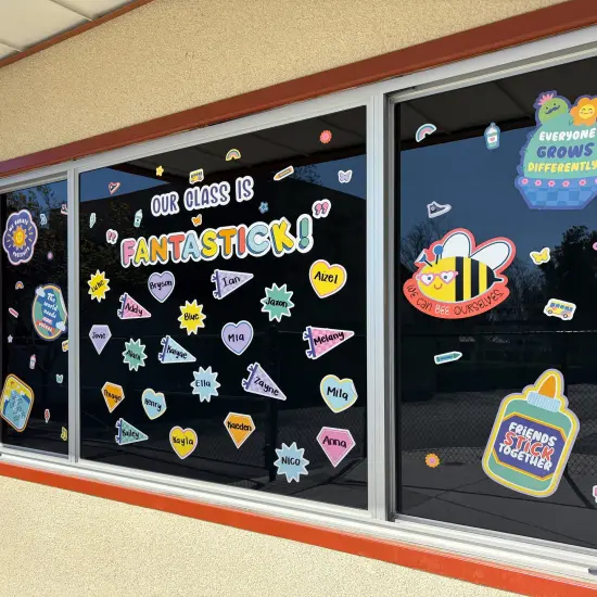 Carson Dellosa We Stick Together 261Pc Classroom Management Set, Colorful Birthday Crowns for Classroom, Motivational Bulletin Board Sets, Feelings Chart, Stickers, Punch Cards & More School Supplies {3}