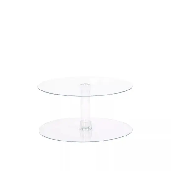 1 Tier 16" ACRYLIC Clear CAKE STAND Wedding Birthday Cupcake {1}
