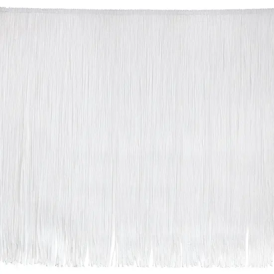 10 Yards of 30" Chainette Fringe Trim | 10 yard cut White {1}